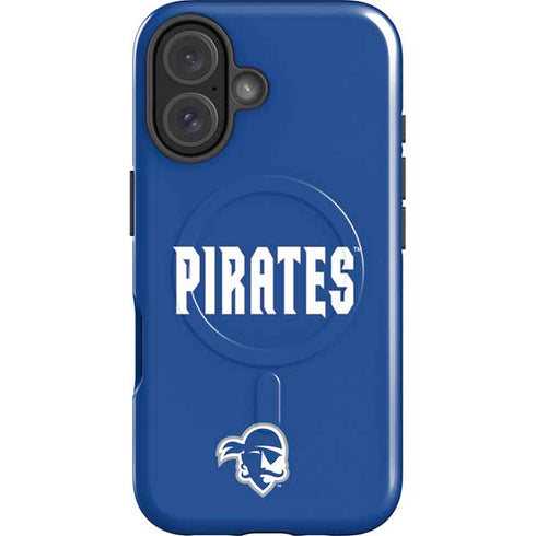 Seton Hall University Pirates Net iPhone 16 Magsafe Impact Case