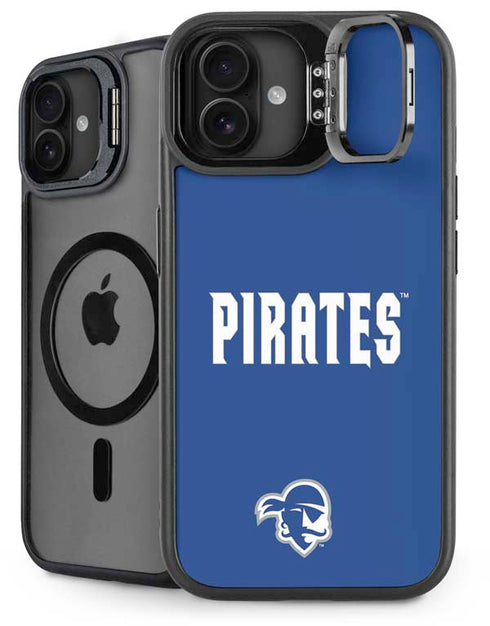 Seton Hall University Pirates Net iPhone 16 Plus Kickstand Case