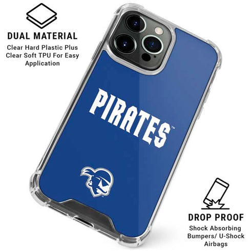 Seton Hall University Pirates Net iPhone 16 Pro Clear Case
