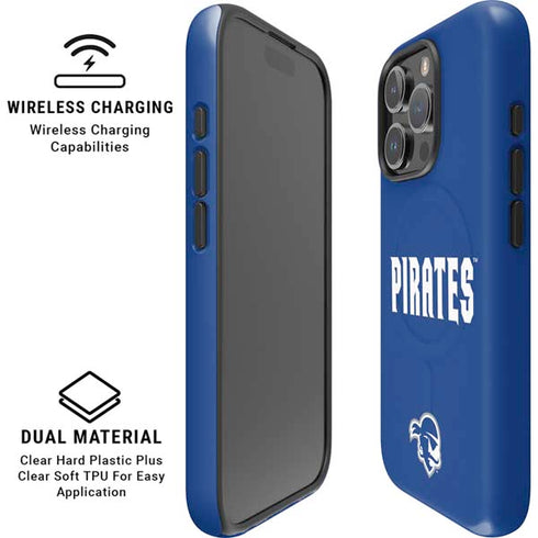 Seton Hall University Pirates Net iPhone 16 Pro Max Magsafe Impact Case