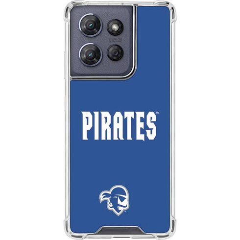 Seton Hall University Pirates Net Moto G 5G (2025) Clear Case