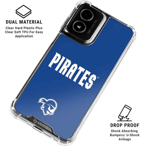 Seton Hall University Pirates Net Moto G Power 5G (2024) Clear Case