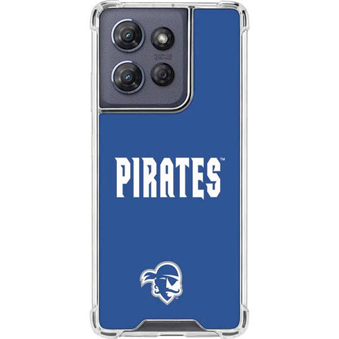 Seton Hall University Pirates Net Moto G Stylus 5G (2025) Clear Case