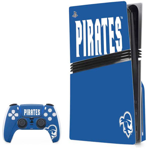 Seton Hall University Pirates Net PS5 Pro Disk Bundle Skin