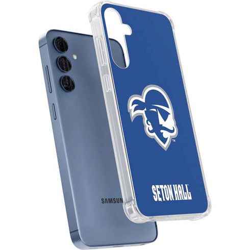 Seton Hall University Vintage Galaxy A55 5G Clear Case