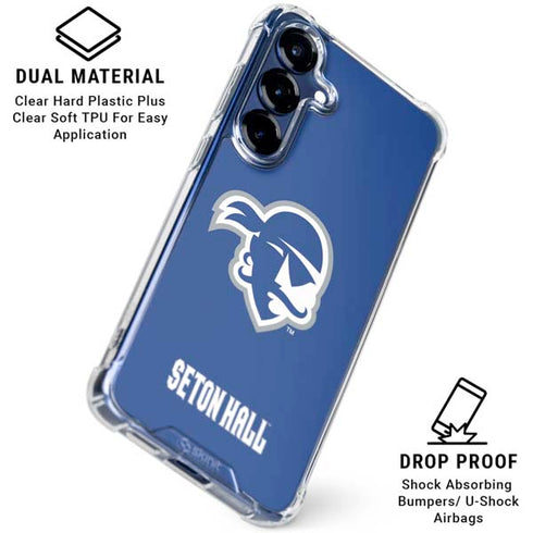 Seton Hall University Vintage Galaxy S25 Clear Case