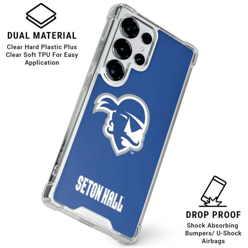 Seton Hall University Vintage Galaxy S25 Ultra Clear Case