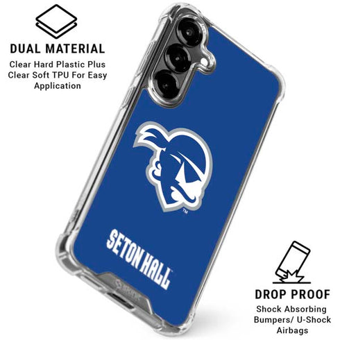 Seton Hall University Vintage Galaxy S26 Plus Clear Case