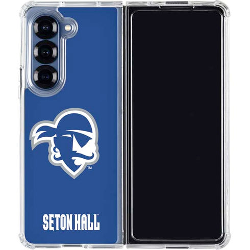 Seton Hall University Vintage Galaxy Z Fold7 Clear Case