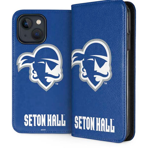 Seton Hall University Vintage iPhone 15 Plus Folio Case