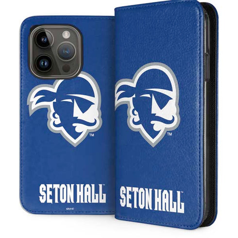 Seton Hall University Vintage iPhone 15 Pro Folio Case