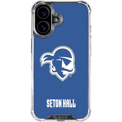 Seton Hall University Vintage iPhone 16 Clear Case