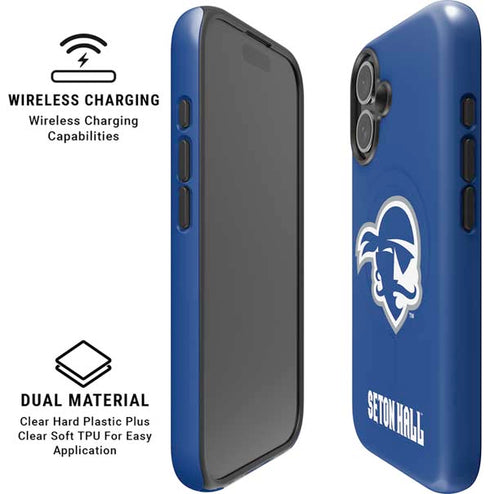 Seton Hall University Vintage iPhone 16 Magsafe Impact Case