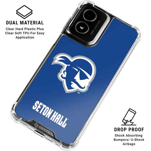 Seton Hall University Vintage Moto G Power 5G (2024) Clear Case
