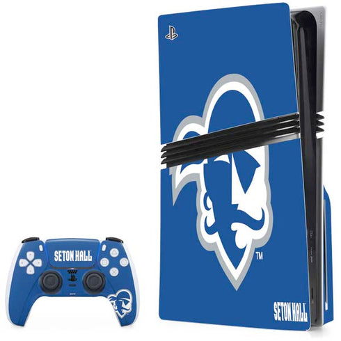 Seton Hall University Vintage PS5 Pro Disk Bundle Skin
