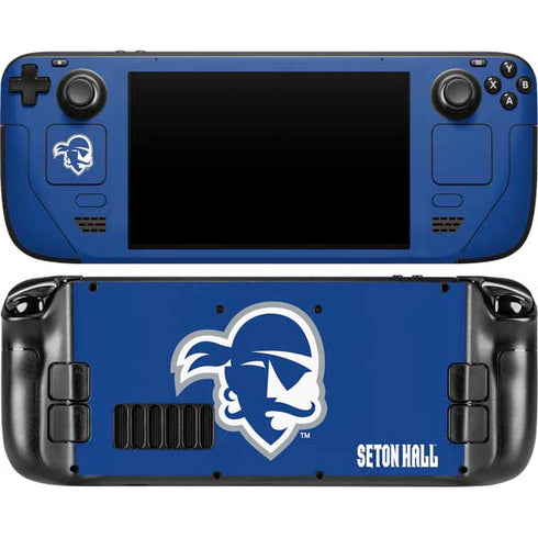 Seton Hall University Vintage Steam Deck Handheld Gaming Computer OLED Skin