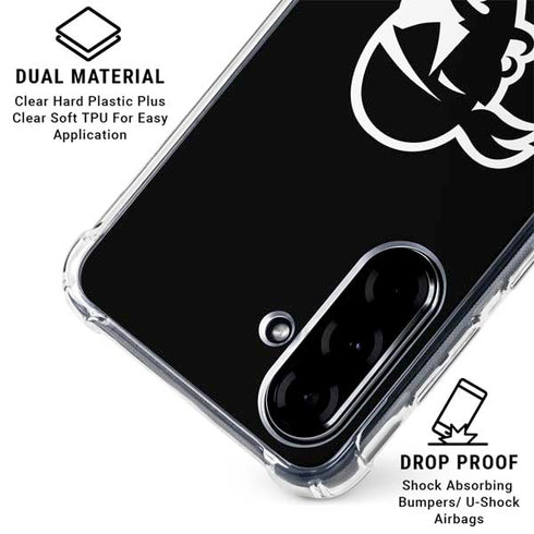 Seton Hall University Zoomed Basketball Galaxy A36 5G Clear Case