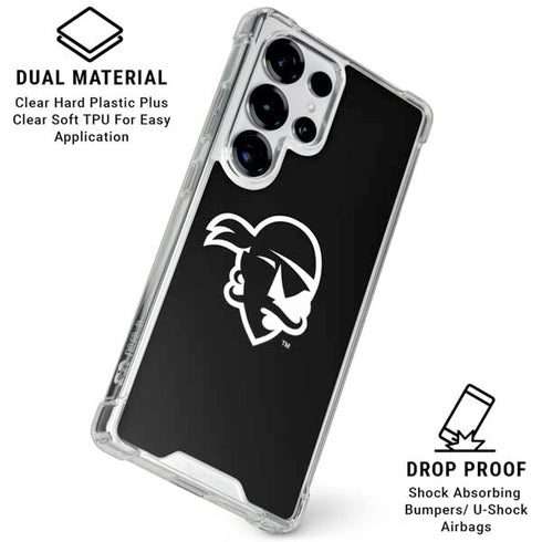 Seton Hall University Zoomed Basketball Galaxy S26 Ultra Clear Case