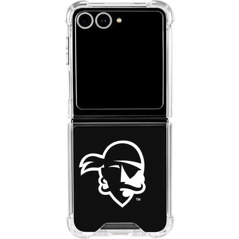 Seton Hall University Zoomed Basketball Galaxy Z Flip7 Clear Case