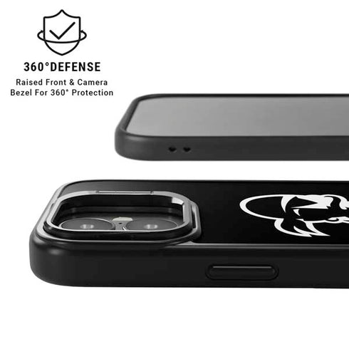 Seton Hall University Zoomed Basketball iPhone 17 Kickstand Case