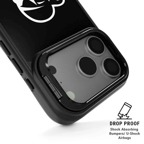 Seton Hall University Zoomed Basketball iPhone 17 Pro Kickstand Case