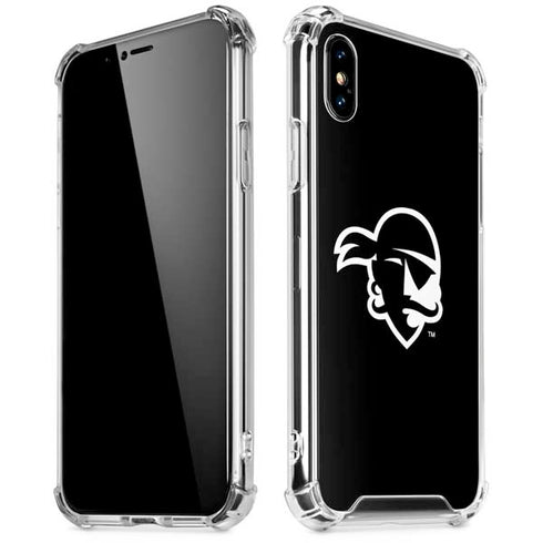 Seton Hall University Zoomed Basketball iPhone X/XS Clear Case