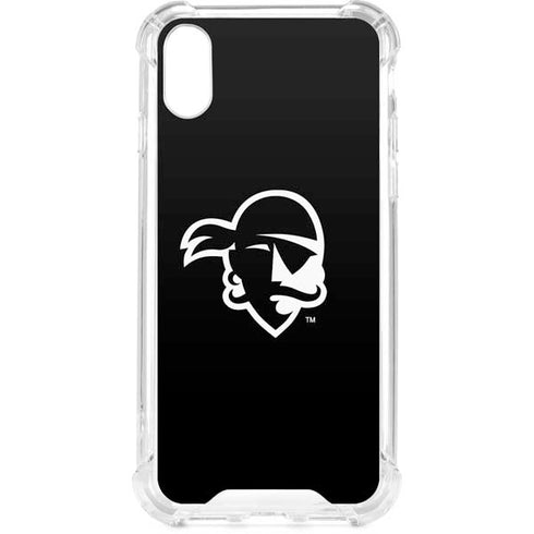 Seton Hall University Zoomed Basketball iPhone XS Clear Case