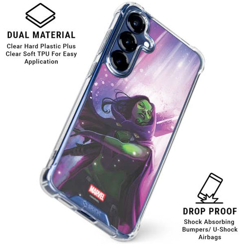 Marvel Gamora Shadow Assassin Galaxy S25 Plus Clear Case