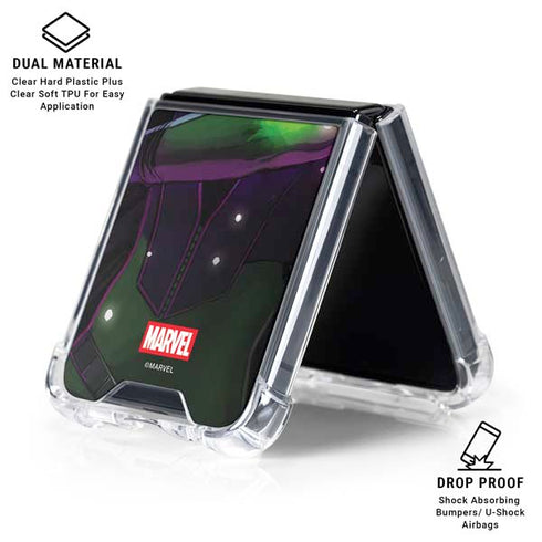 Marvel Gamora Shadow Assassin Galaxy Z Flip7 Clear Case