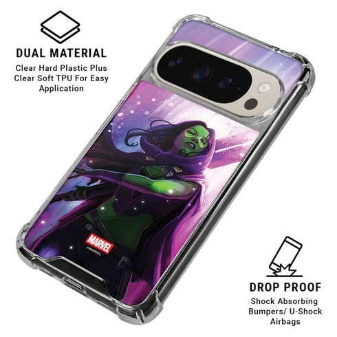 Marvel Gamora Shadow Assassin Google Pixel 9 Pro XL Clear Case
