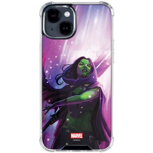 Marvel Gamora Shadow Assassin iPhone 14 Plus Clear Case