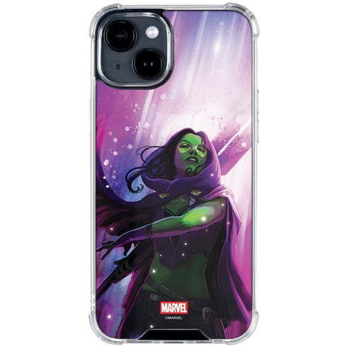 Marvel Gamora Shadow Assassin iPhone 15 Plus Clear Case