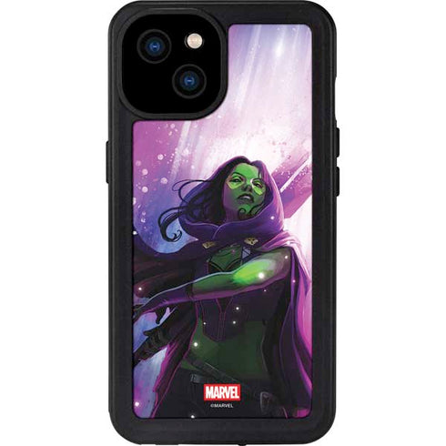 Marvel Gamora Shadow Assassin iPhone 15 Plus Waterproof Case