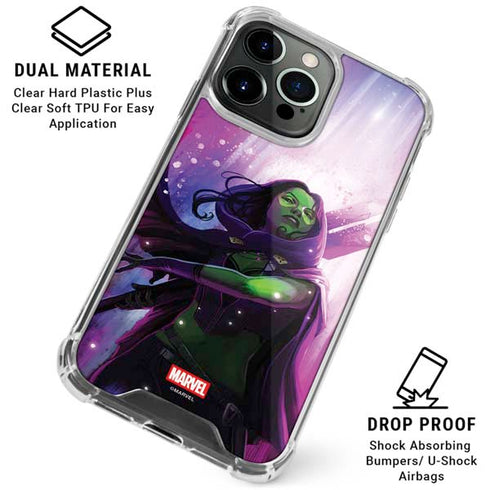 Marvel Gamora Shadow Assassin iPhone 15 Pro Clear Case