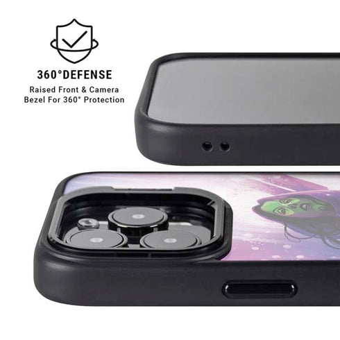 Marvel Gamora Shadow Assassin iPhone 15 Pro Kickstand Case