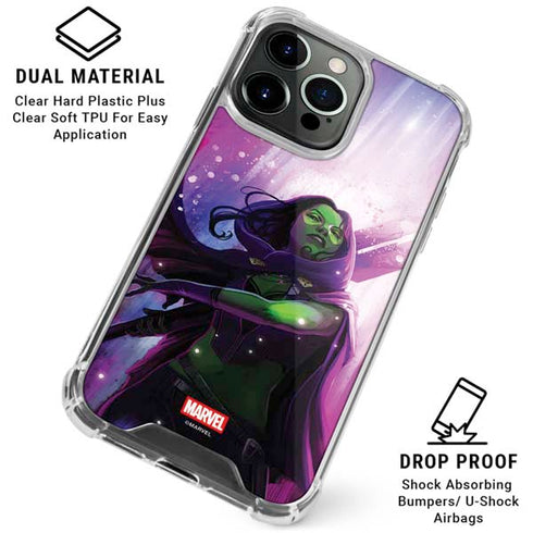 Marvel Gamora Shadow Assassin iPhone 15 Pro Max Clear Case