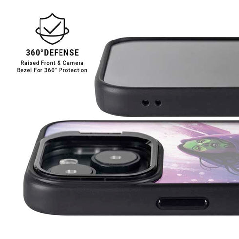 Marvel Gamora Shadow Assassin iPhone 16 Kickstand Case