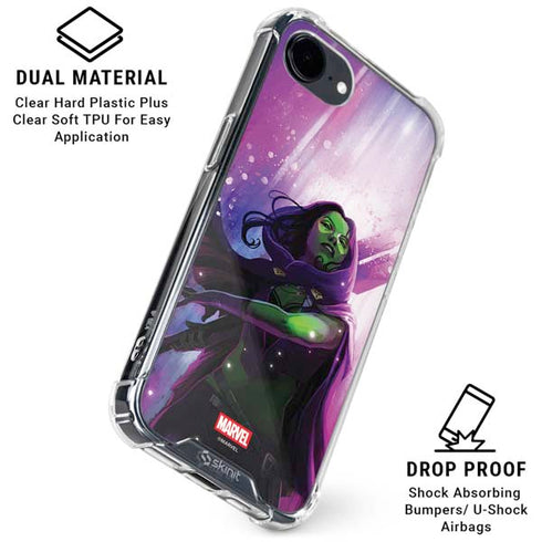 Marvel Gamora Shadow Assassin iPhone 16e Clear Case