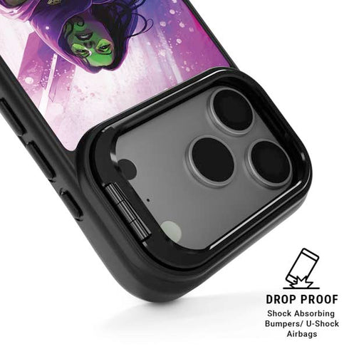 Marvel Gamora Shadow Assassin iPhone 17 Pro Kickstand Case