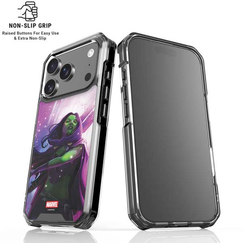 Marvel Gamora Shadow Assassin iPhone 17 Pro Max Clear Case