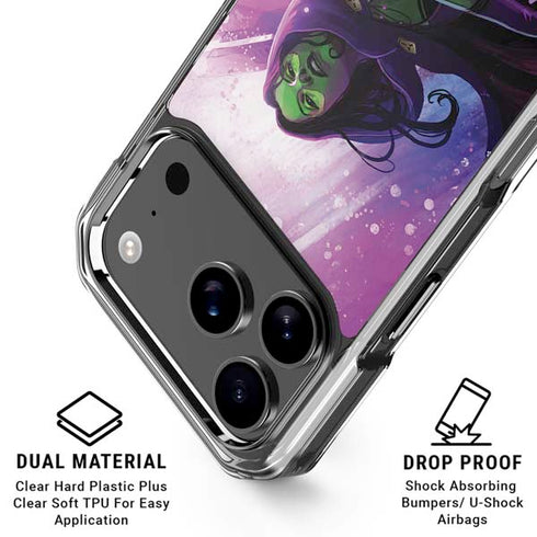 Marvel Gamora Shadow Assassin iPhone 18 Pro Clear Case