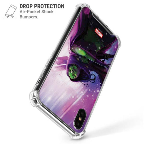 Marvel Gamora Shadow Assassin iPhone X/XS Clear Case