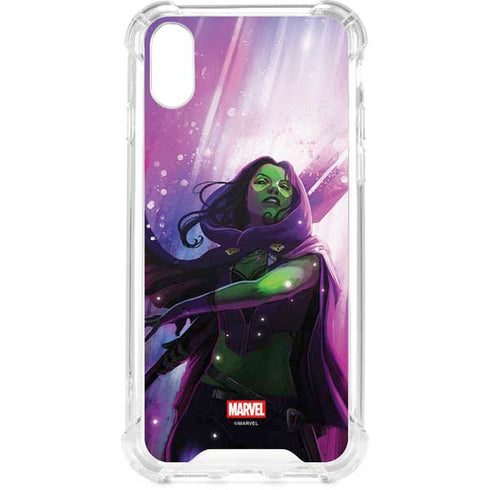 Marvel Gamora Shadow Assassin iPhone XS Clear Case