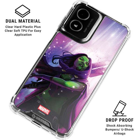 Marvel Gamora Shadow Assassin Moto G Power 5G (2024) Clear Case