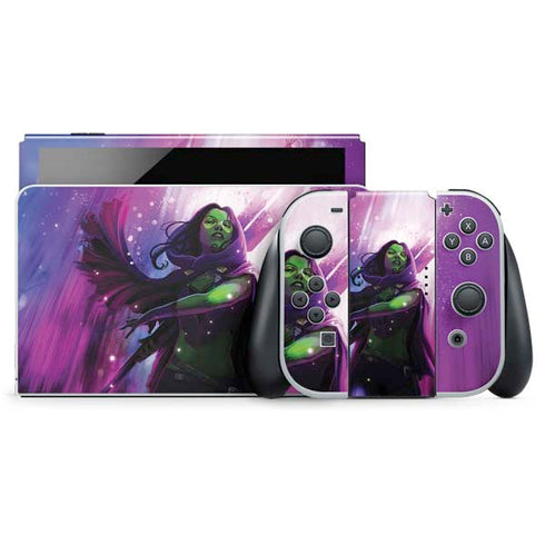 Marvel Gamora Shadow Assassin Nintendo Switch OLED (2021) Skin