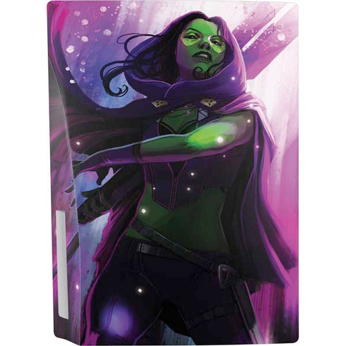 Marvel Gamora Shadow Assassin PS5 Console Skin