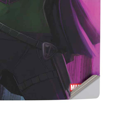 Marvel Gamora Shadow Assassin PS5 Digital Edition Console Skin