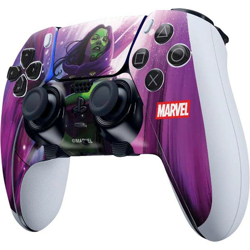 Marvel Gamora Shadow Assassin PS5 DualSense Edge Pro Controller Skin