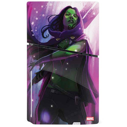 Marvel Gamora Shadow Assassin PS5 Slim Disk Console Skin