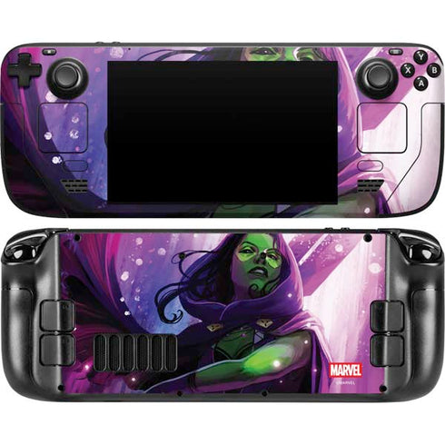 Marvel Gamora Shadow Assassin Steam Deck Handheld Gaming Computer Skin